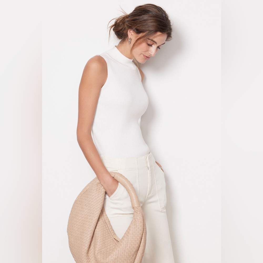 John + Jenn white Monroe tank